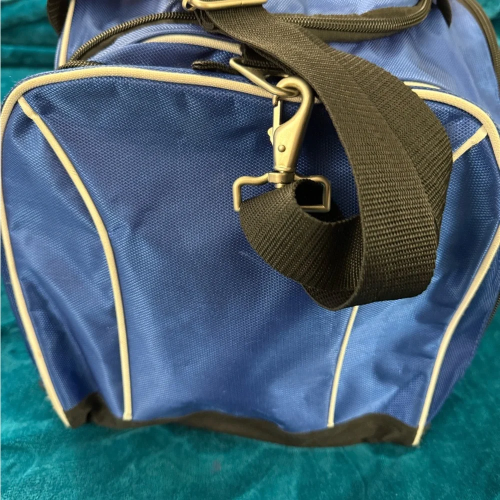 University Of Kansas Jayhawks Blue 22” Canvas Duffle Bag